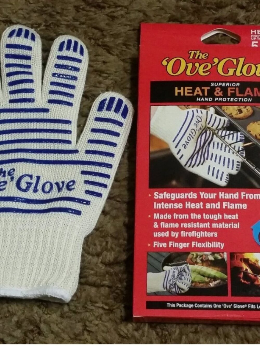 Ove Glove Heavy Duty Oven Glove Non-slip Silicone Grip For Hot BRAND NEW!!!!!!!!